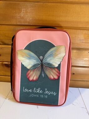 Christian Butterfly Scripture Bible Case